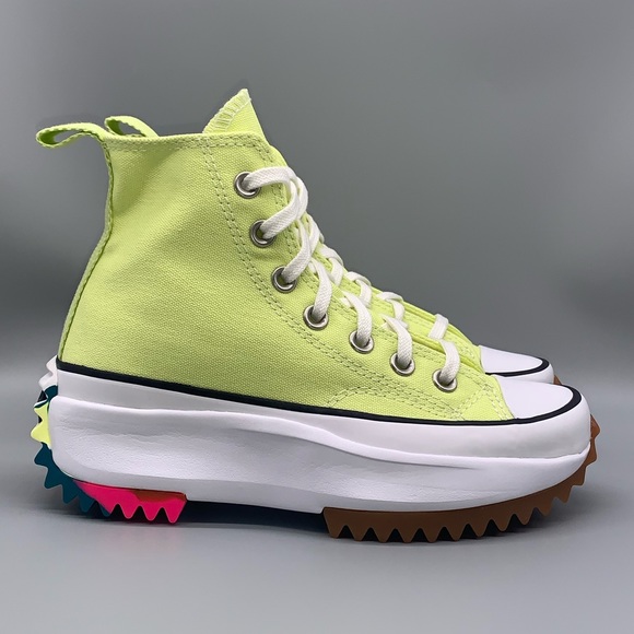 Converse Shoes - Converse Women's Run Star Hike Platform Hi  'Light Zitron'     -   Size:  5
